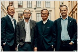 Founders: Mikael Lindström, Christofer Lindgren, Malcolm Norlin, Professor Gunnar Henriksson.